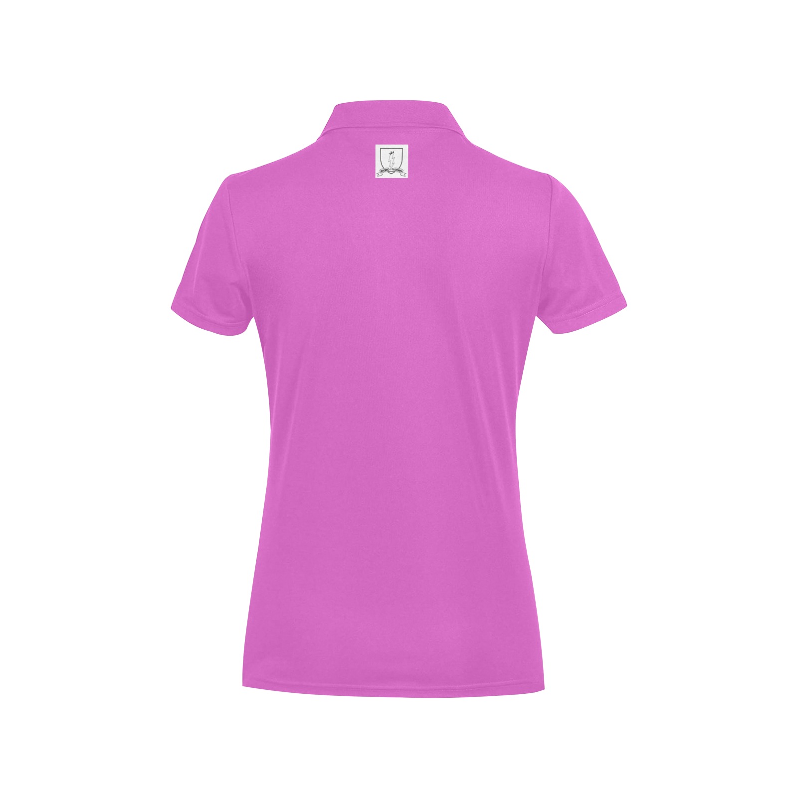 DIONIO Clothing - Women's Polo Shirt (Pink ,White & Black Logo) Women's All Over Print Polo Shirt (Model T55)