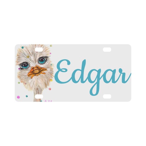 Edgar License plate Classic License Plate