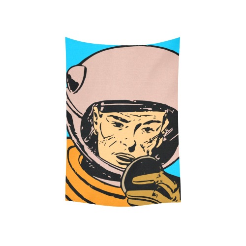 astronaut Cotton Linen Wall Tapestry 40"x 60"