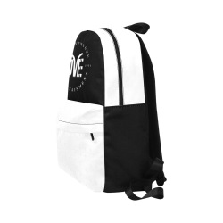 JVE Culture Light Backpack (White and Black) Unisex Classic Backpack (Model 1673)