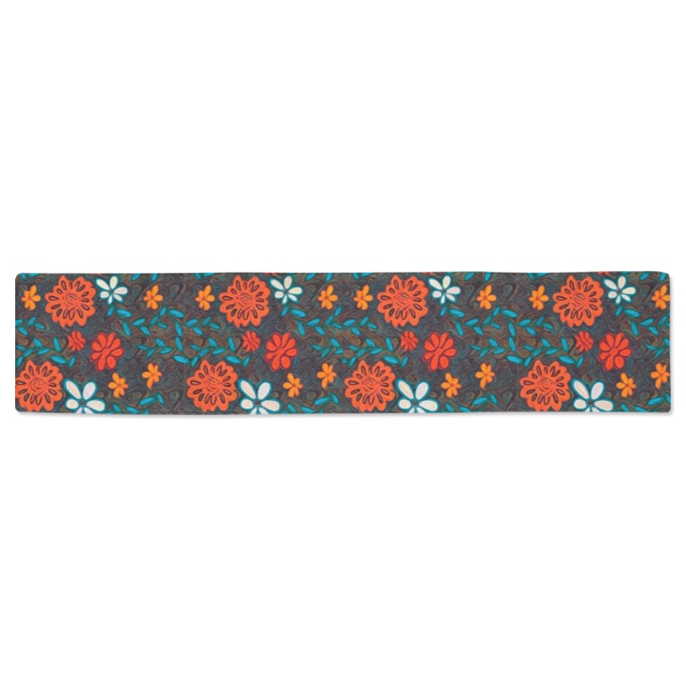Pretty floral pattern Table Runner 16x72 inch