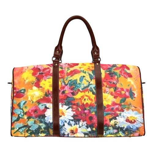 Fall Floral Bouquet Waterproof Travel Bag/Small (Model 1639)