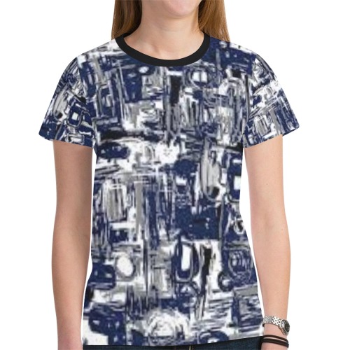Nicole New All Over Print T-shirt for Women (Model T45)