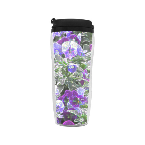 Field Of Purple Flowers 8420 Reusable Coffee Cup (11.8oz)