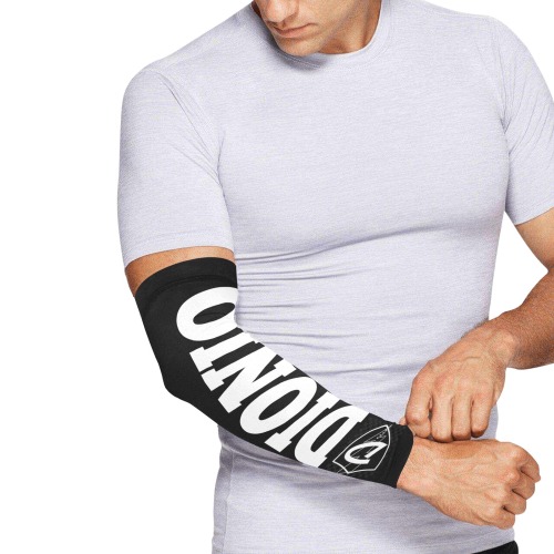 Dionio - Arm Sleeves Black (Black Small Shield) Arm Sleeves (Set of Two)