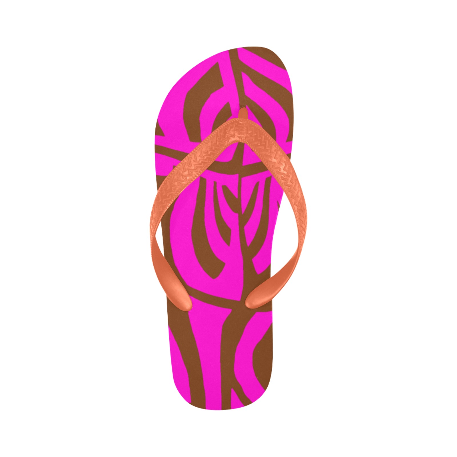 aaa pink br Flip Flops for Men/Women (Model 040)