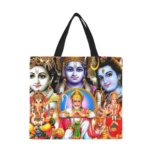 HINDUISM All Over Print Canvas Tote Bag/Large (Model 1699)