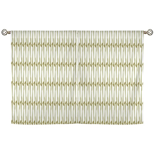 white & beige ornamental