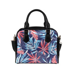 Tropical Exotic Pattern Shoulder Handbag (Model 1634)