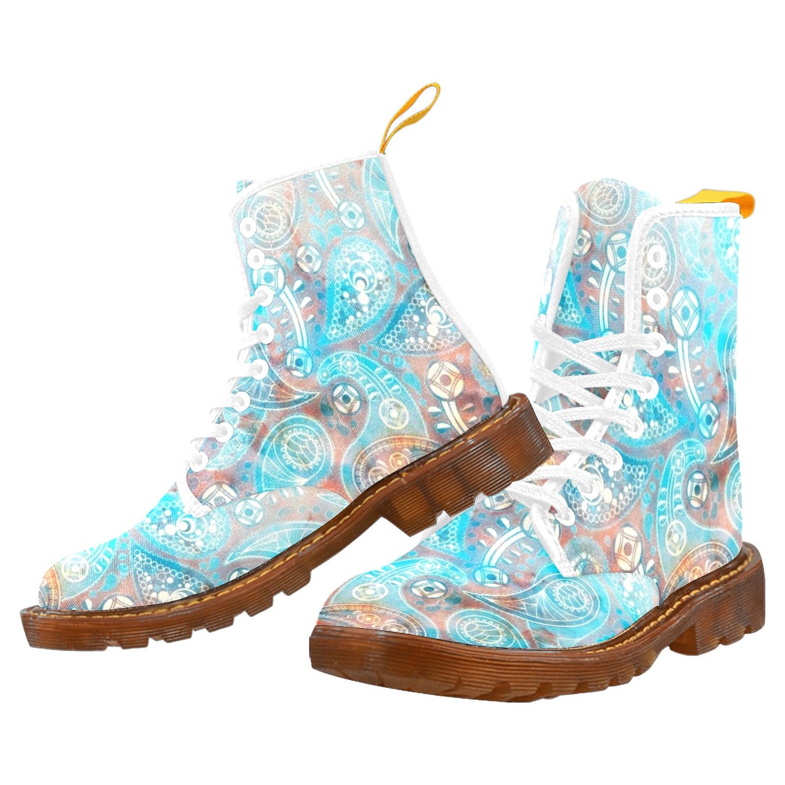 Ultra Paisley Martin Boots For Women Model 1203H