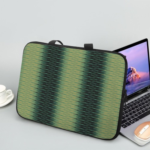 boho striped black beige