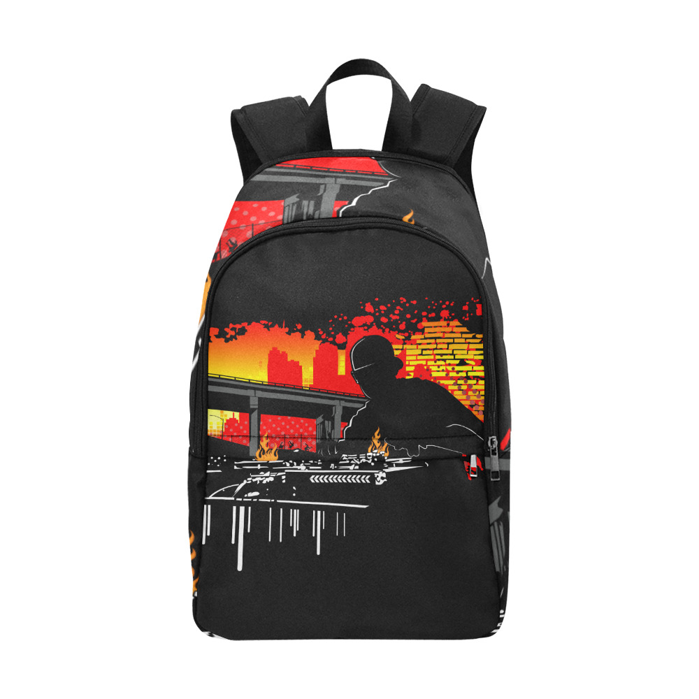 Scratching Hits Fabric Backpack for Adult (Model 1659)