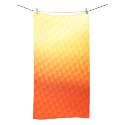 Yellow to Orange Fade Bath Towel 30"x56"