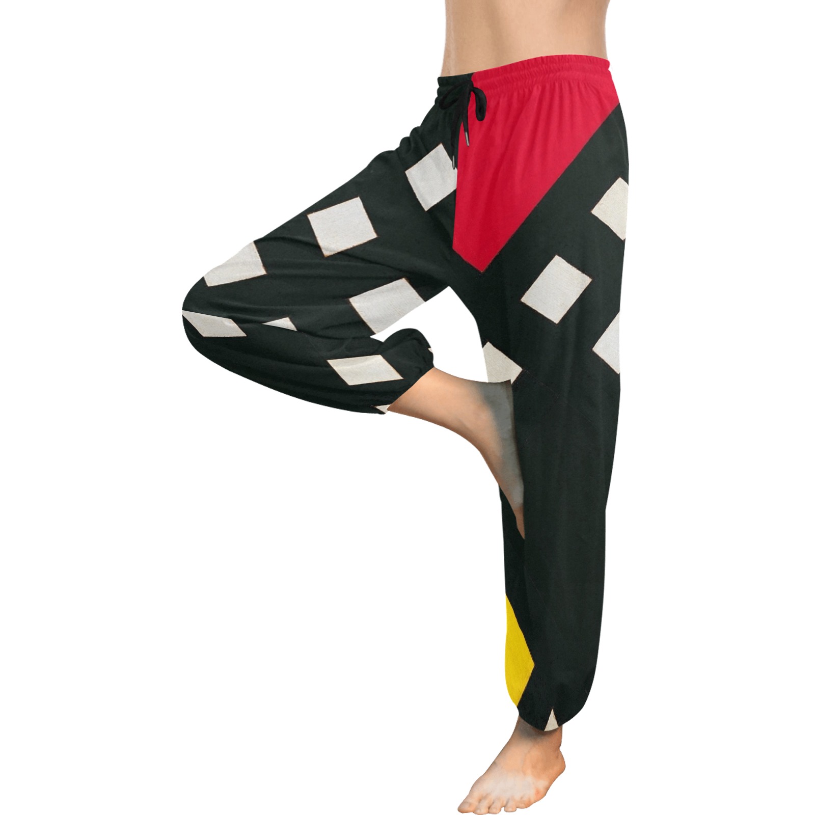 Counter-composition XV by Theo van Doesburg- Women's All Over Print Harem Pants (Model L18)