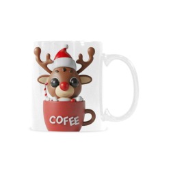 Cristmas coffee Custom White Mug (11oz)