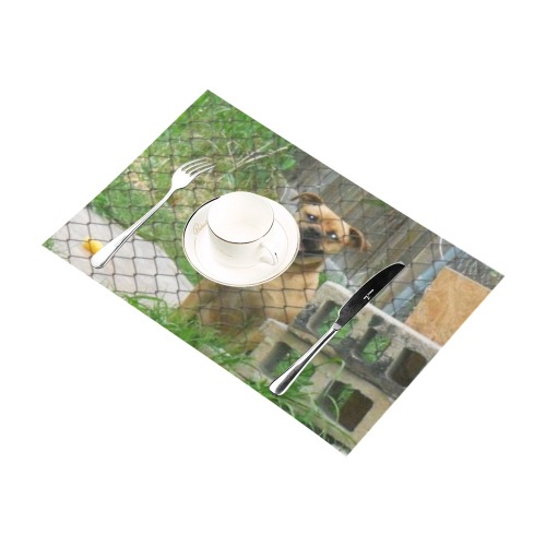 A Smiling Dog Placemat 12''x18''