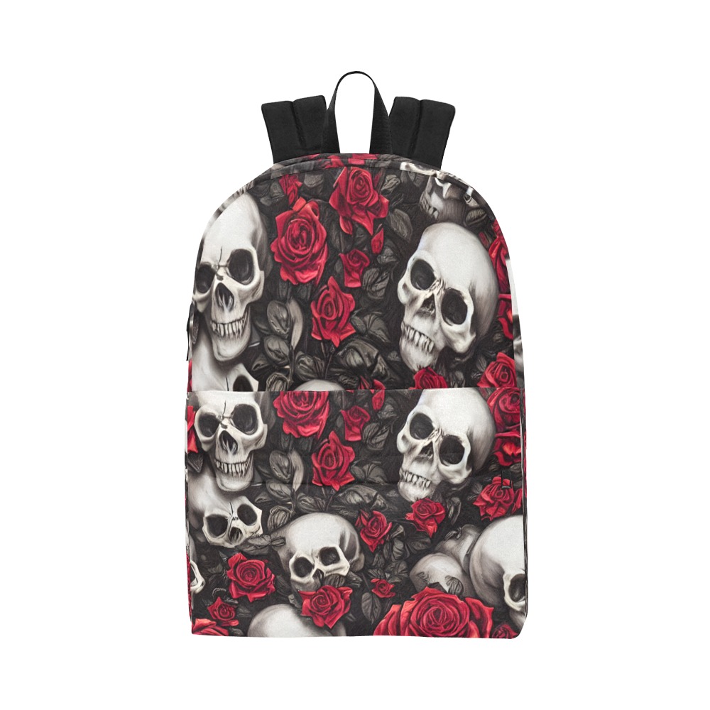 Skulls & Rosees Unisex Classic Backpack (Model 1673)