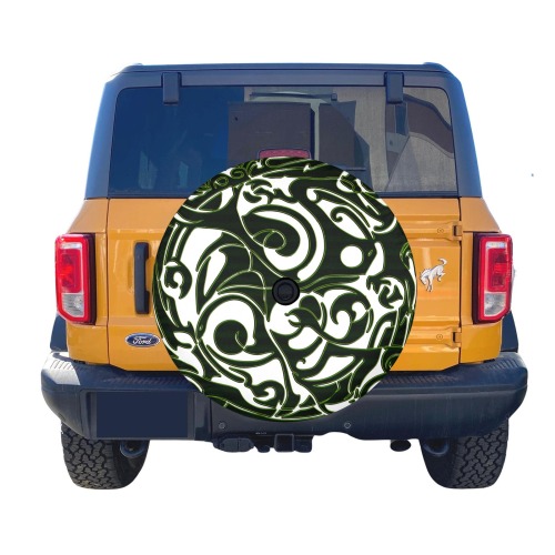 Celtic 4 Spare Tire Cover with Backup Camera Hole (30 Inch)