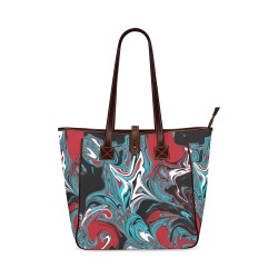 Dark Wave of Colors Classic Tote Bag (Model 1644)