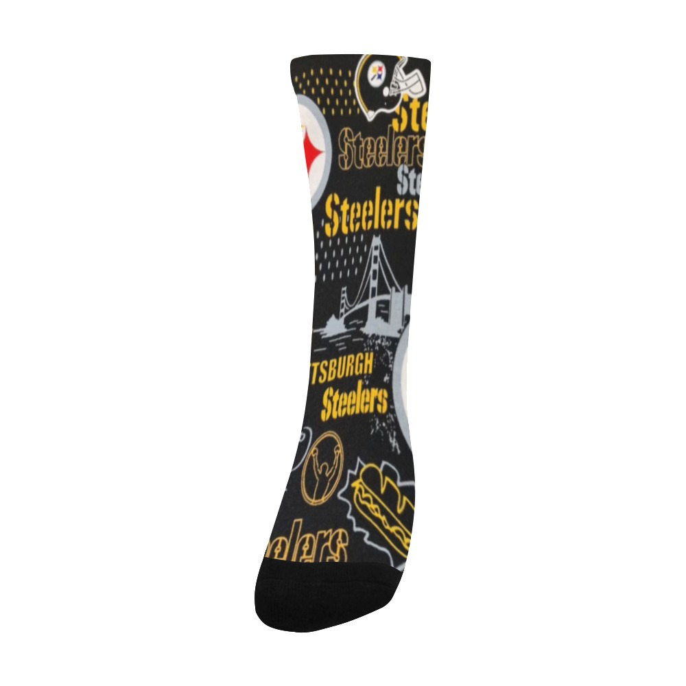Steelers Men's Custom Socks