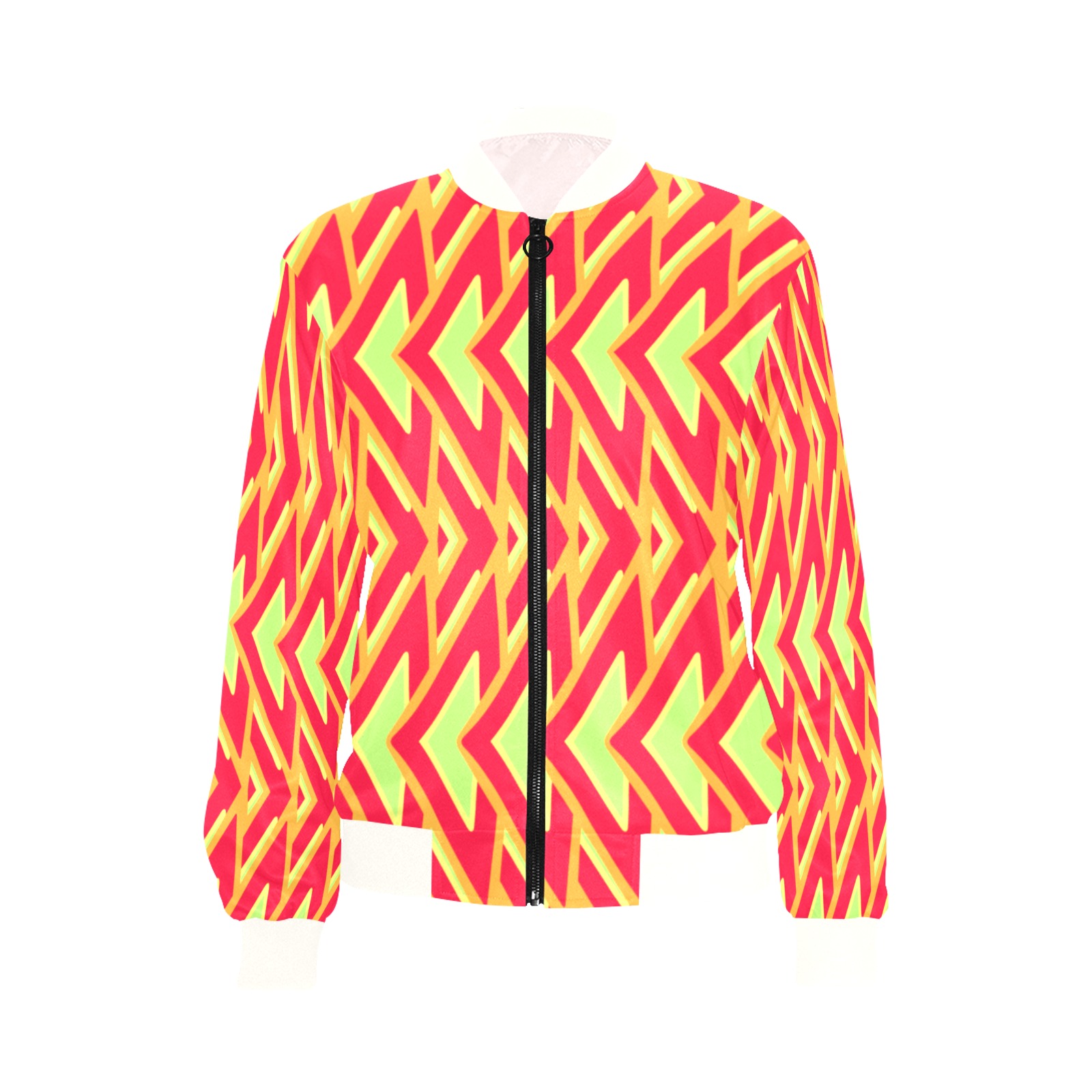 pink arrows tribal ornamental All Over Print Bomber Jacket for Women (Model H36)