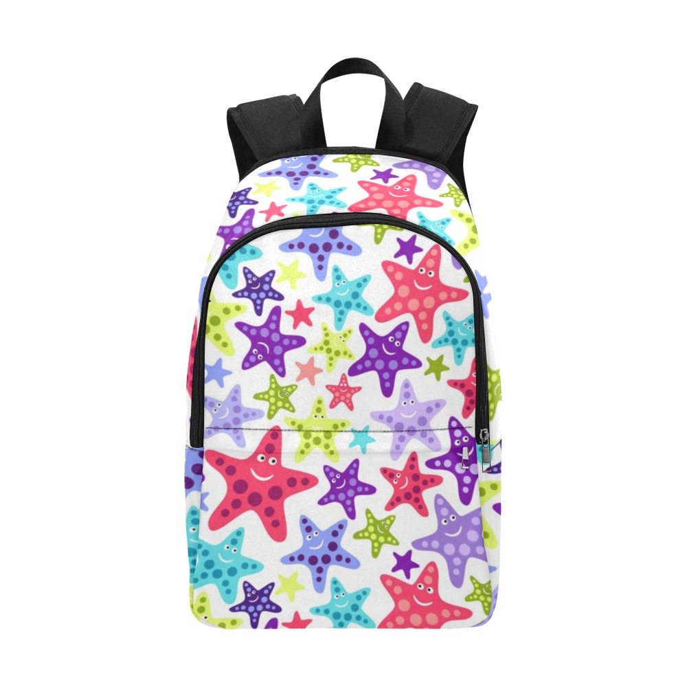 funny starfishes Fabric Backpack for Adult (Model 1659)