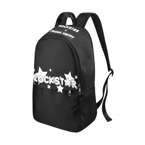 triggahappy x Rockstar bookbag Fabric Backpack with Side Mesh Pockets (Model 1659)