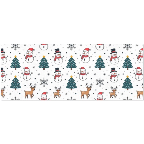 Snowman Reindeer Christmas Tree Pattern