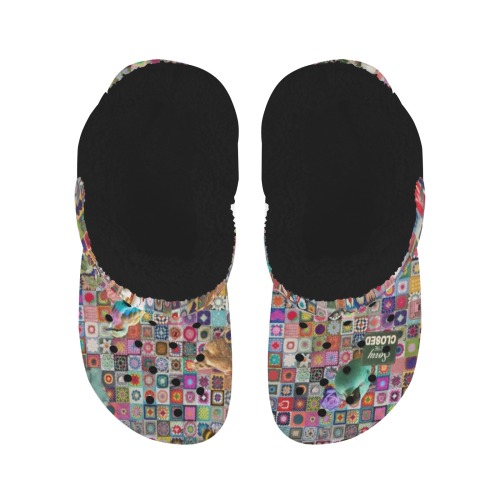 Granny Madness Fleece Lined Foam Clogs for Adults