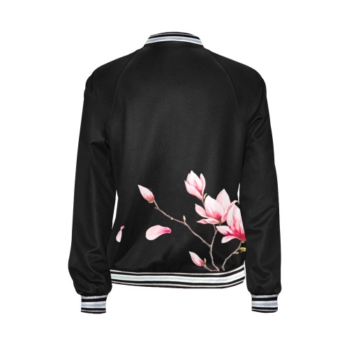 Sping blossom flower All Over Print Bomber Jacket for Women (Model H21)