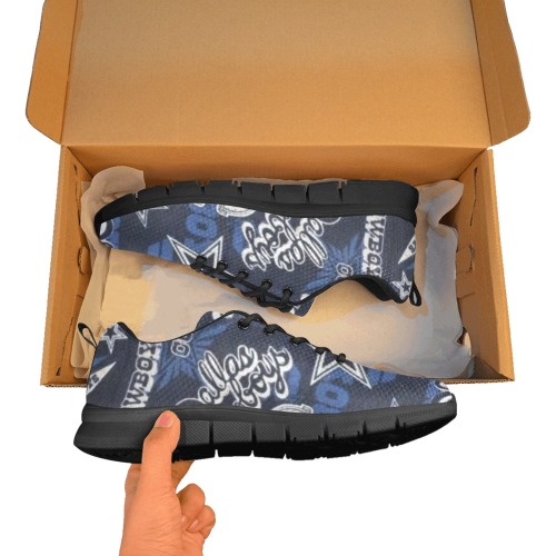 Dallas Cowboys Men's Breathable Running Shoes (Model 055)