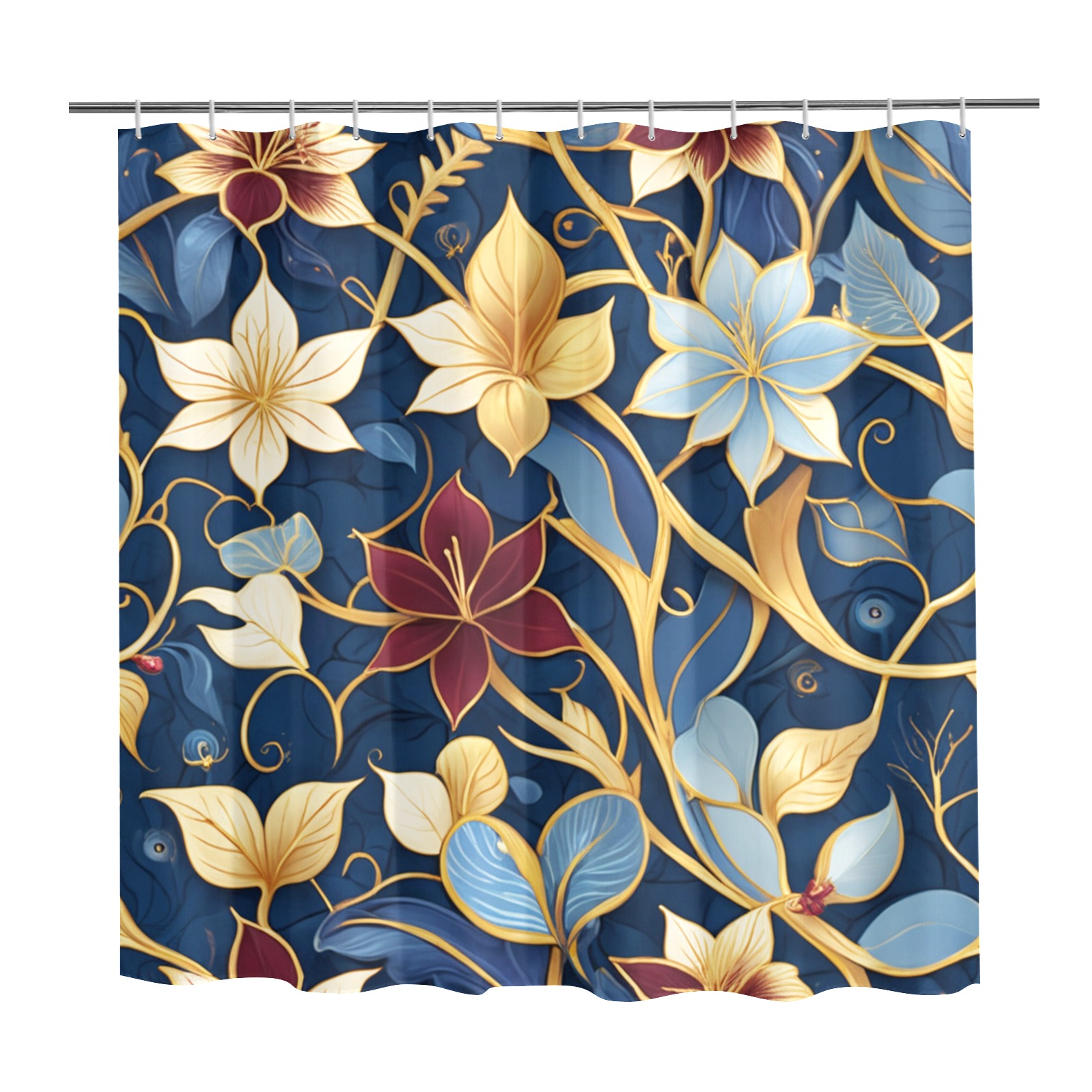 Fabulous Florals 37 Shower Curtain 72" x 72"