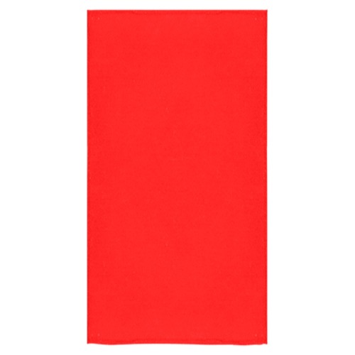 Merry Christmas Red Solid Color Bath Towel 30"x56"