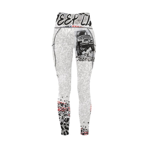 Jeep Life Leggins Women's All Over Print Leggings with Pockets (Model L56)