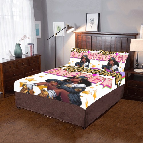 Aquarius bed set 3-Piece Bedding Set