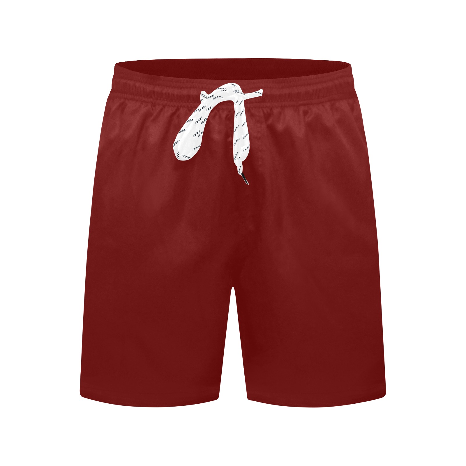 color blood red Men's Mid-Length Beach Shorts (Model L51)
