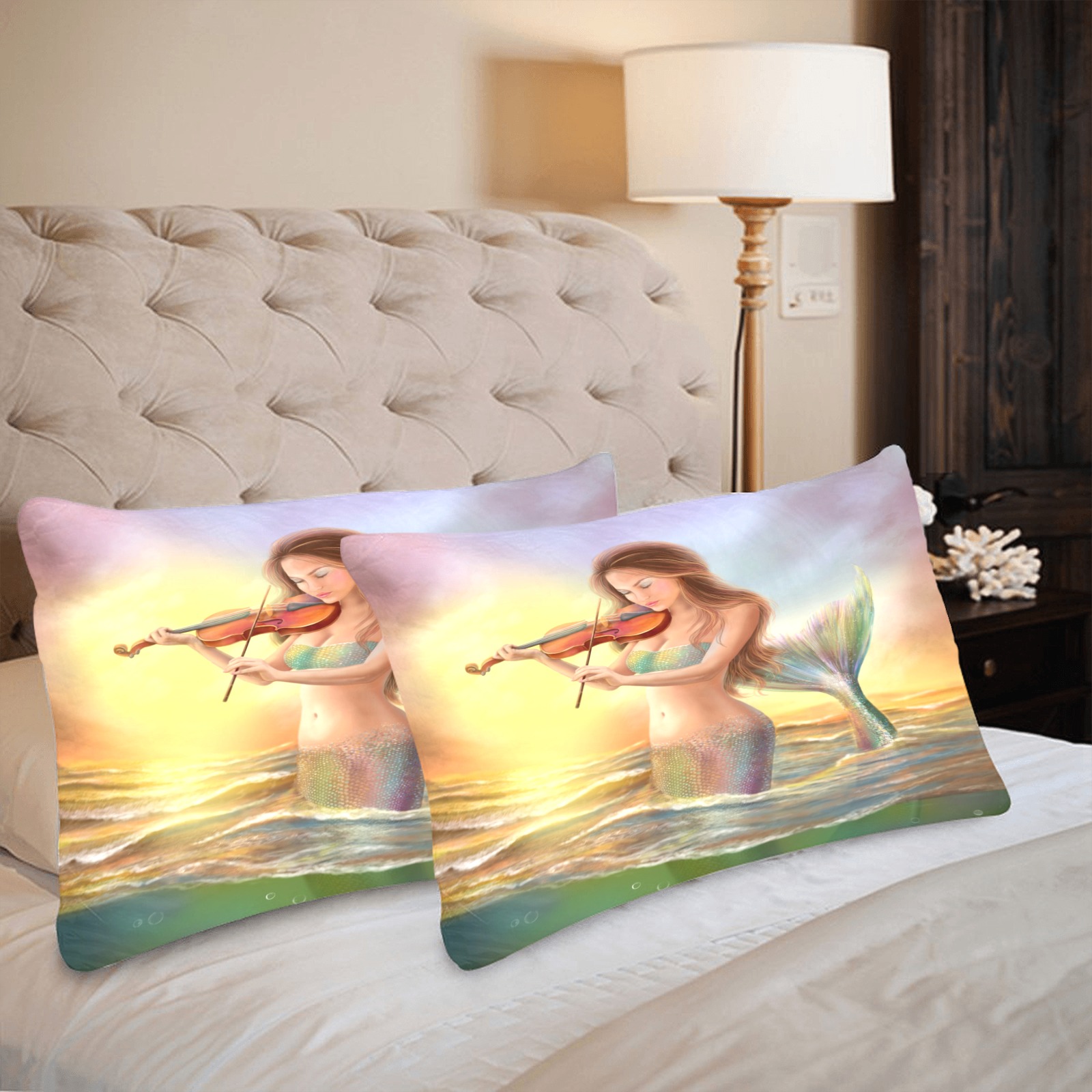 gehe55 Custom Pillow Case 20"x 30" (One Side) (Set of 2)