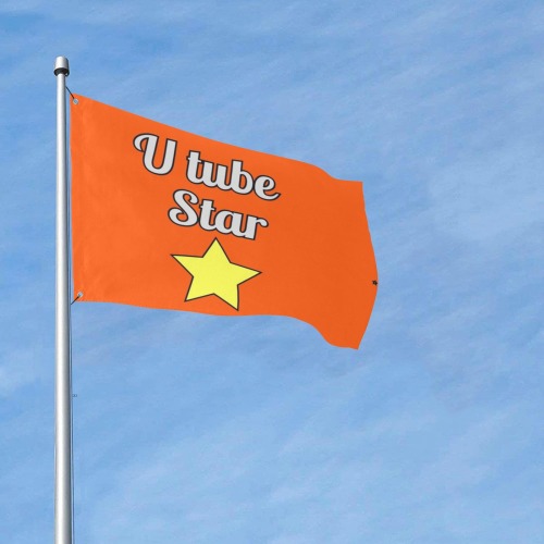 bb gut77t Custom Flag 1.5x1 Ft (18"x12") (One Side)