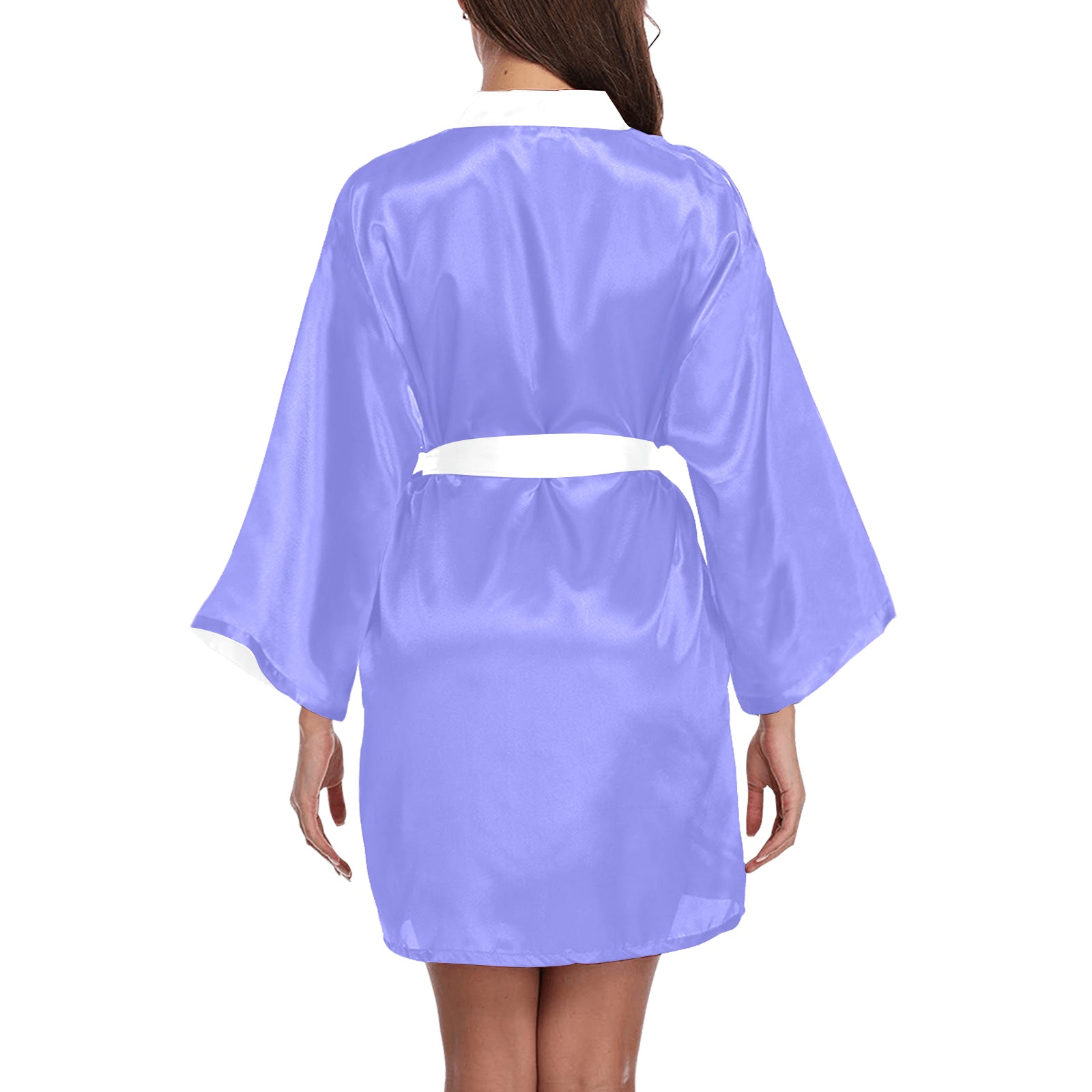 periwinkle Long Sleeve Kimono Robe
