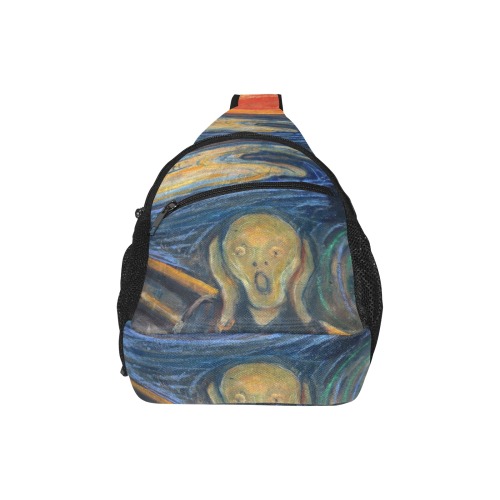 Edvard Munch-The scream All Over Print Chest Bag (Model 1719)