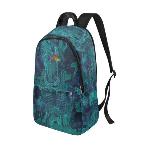 Cyber Camo Fabric Backpack for Adult (Model 1659)