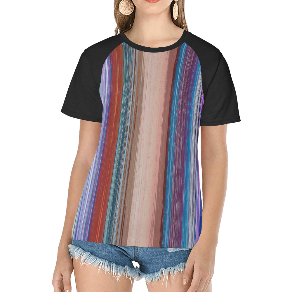 Altered Colours 1537 Women's Raglan T-Shirt/Front Printing (Model T62)