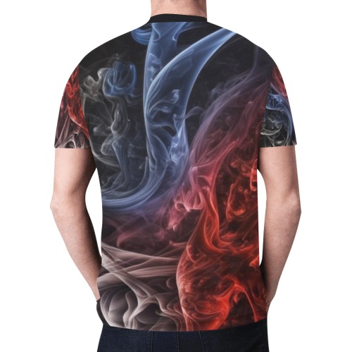 smoke shirt New All Over Print T-shirt for Men (Model T45)