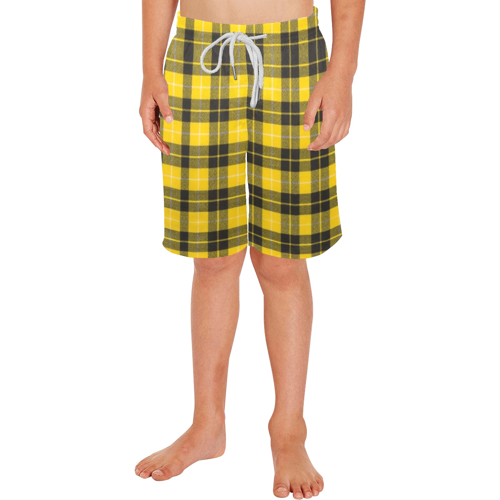 Barclay Dress Modern Boys' Casual Beach Shorts (Model L52)