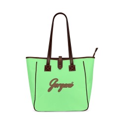 pistachio green gorgani Classic Tote Bag (Model 1644)