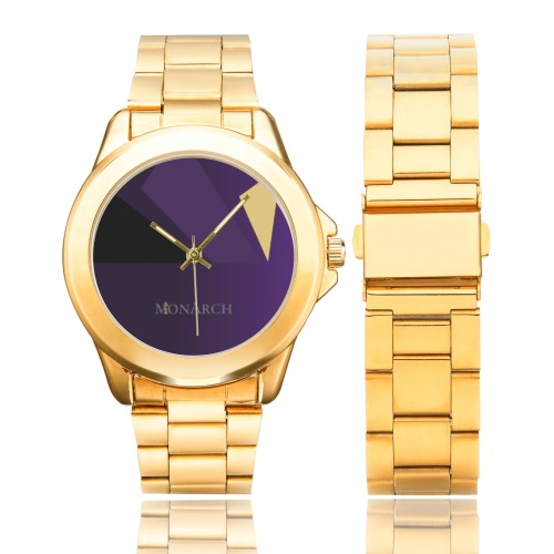 MONARCH Purple, Gold and Black Custom Gilt Watch(Model 101)