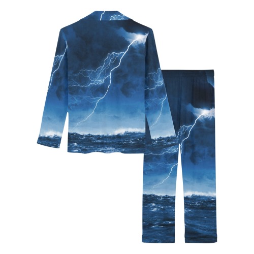 Stormy Night Women's Long Pajama Set