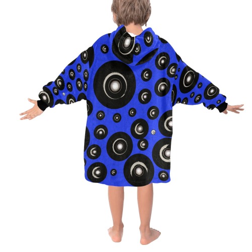 CogIIblue Blanket Hoodie for Kids
