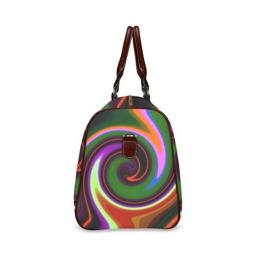 Swirl Retro Waterproof Travel Bag/Large (Model 1639)