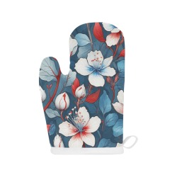 Fabulous Florals 8 Linen Oven Mitt (One Piece)